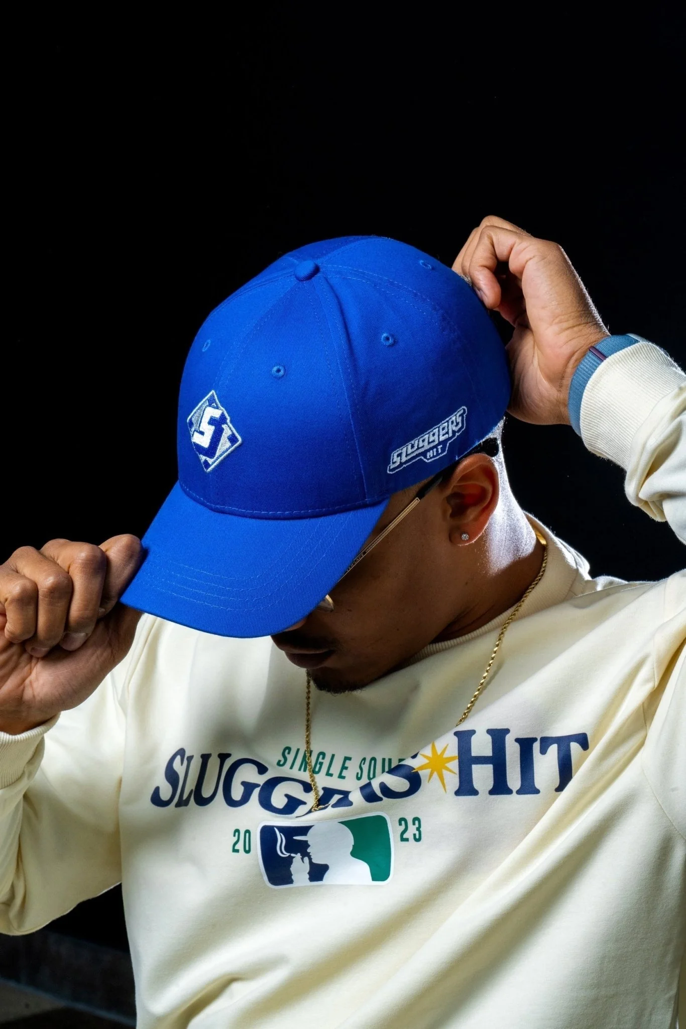 Blue "S" Diamond Baseball Snapback - Image 6