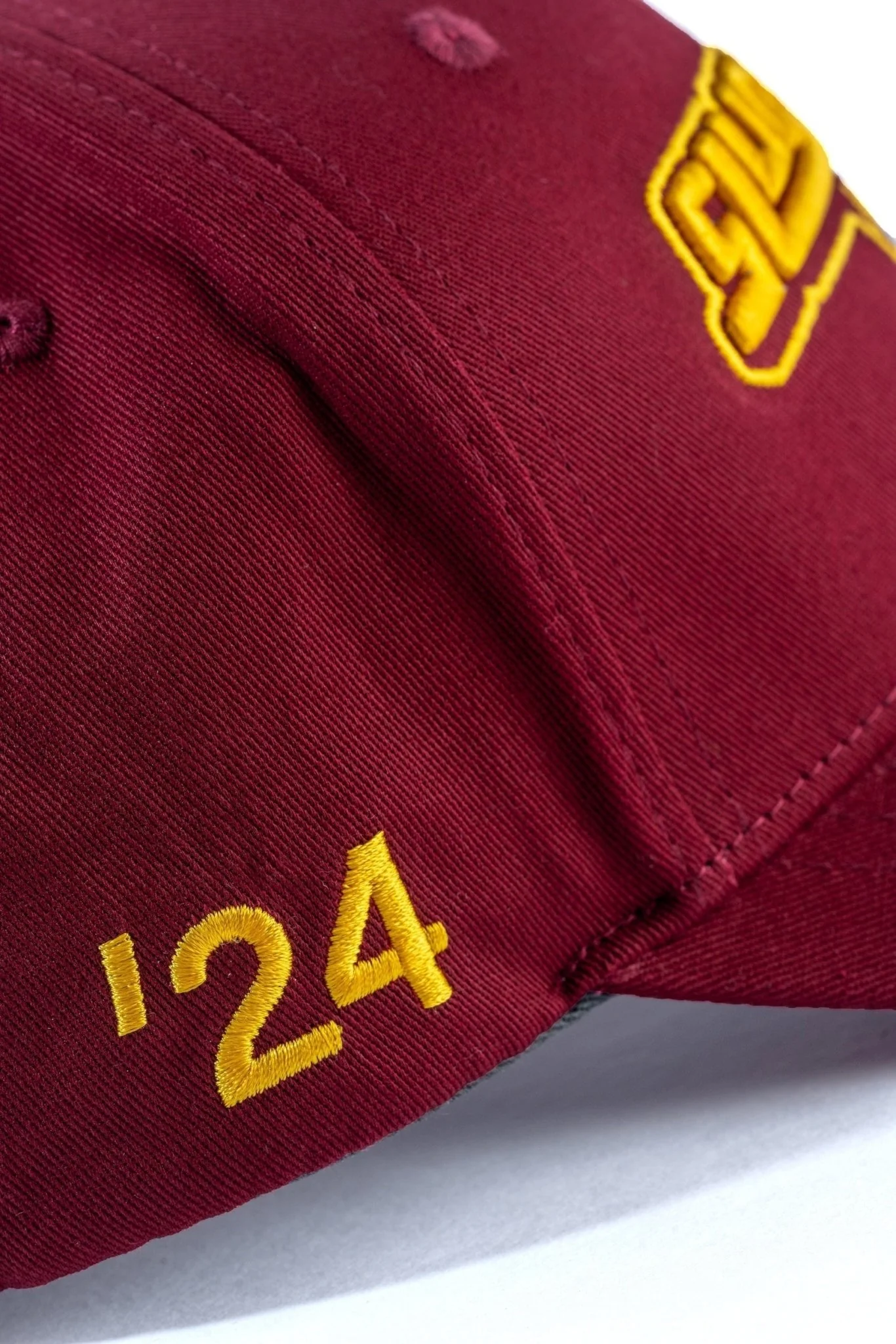 Burgundy Gold Logo Hat - Image 5