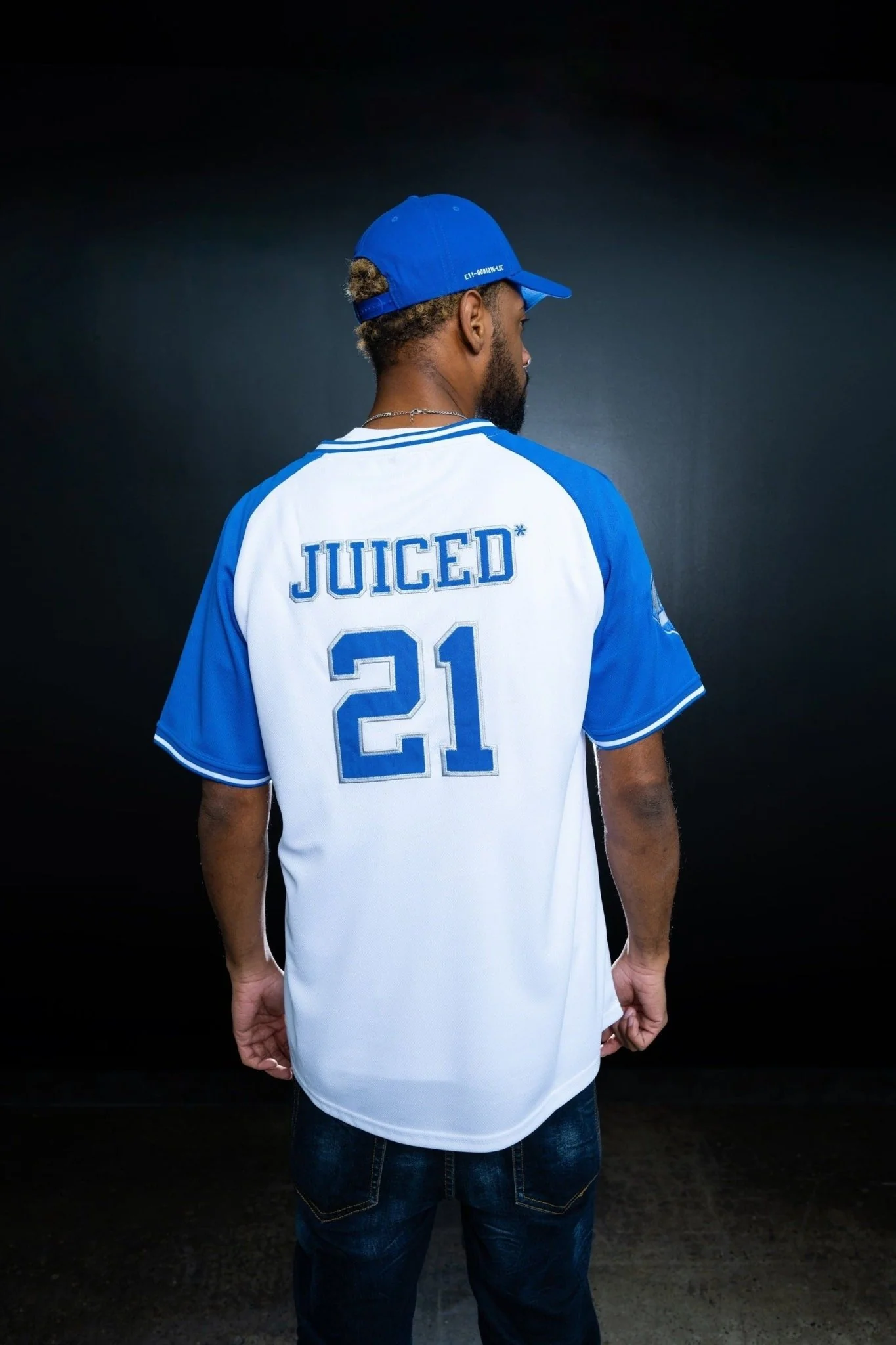 LA Champion Blue Baseball Jersey - Image 4