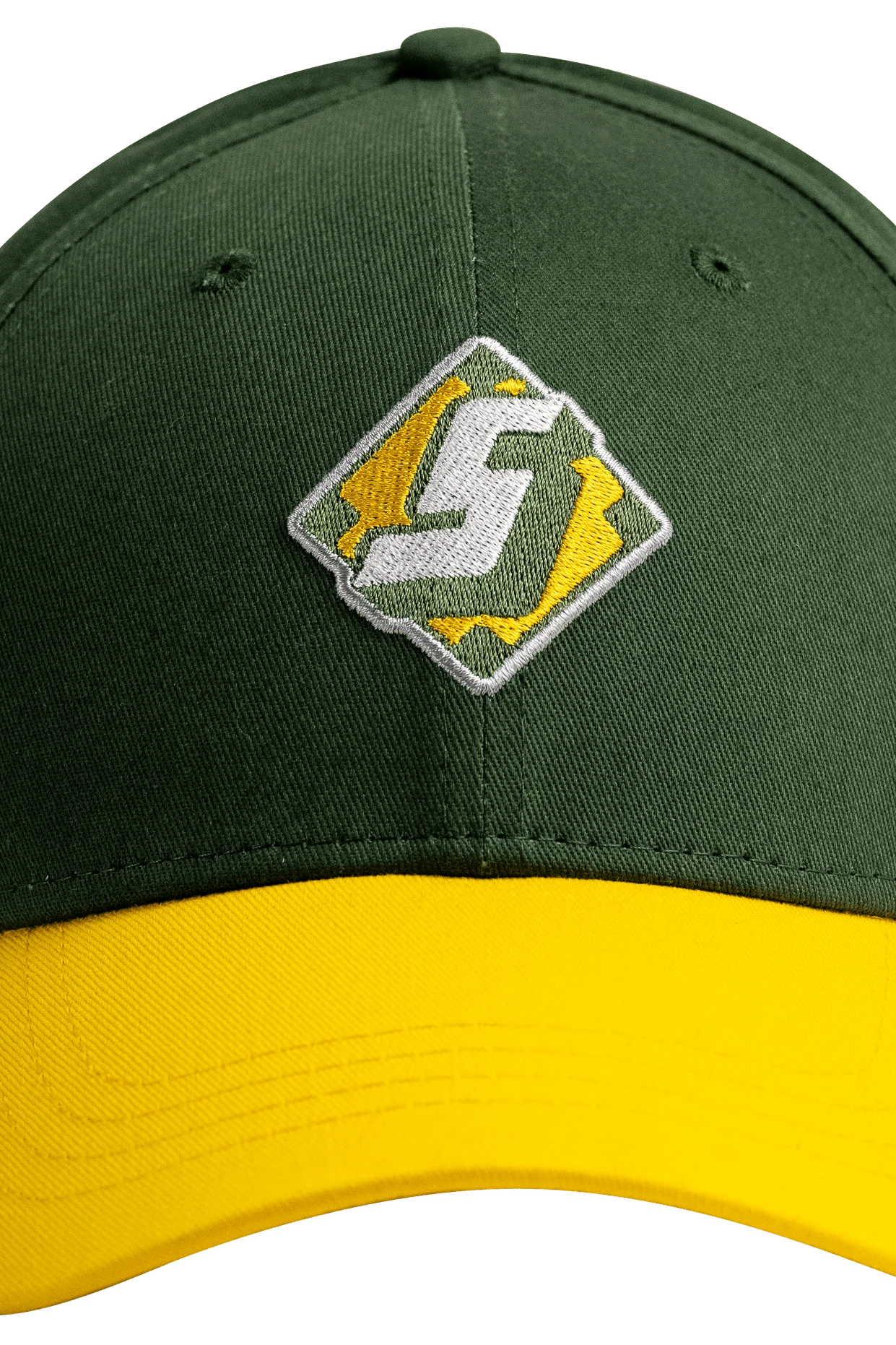 Green/Yellow "S" Diamond Baseball Snapback - Image 3