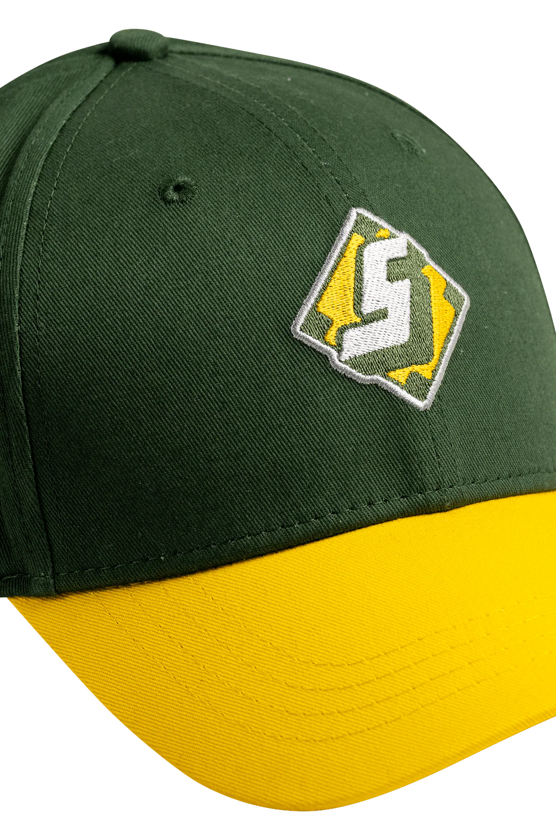 Green/Yellow "S" Diamond Baseball Snapback - Image 4