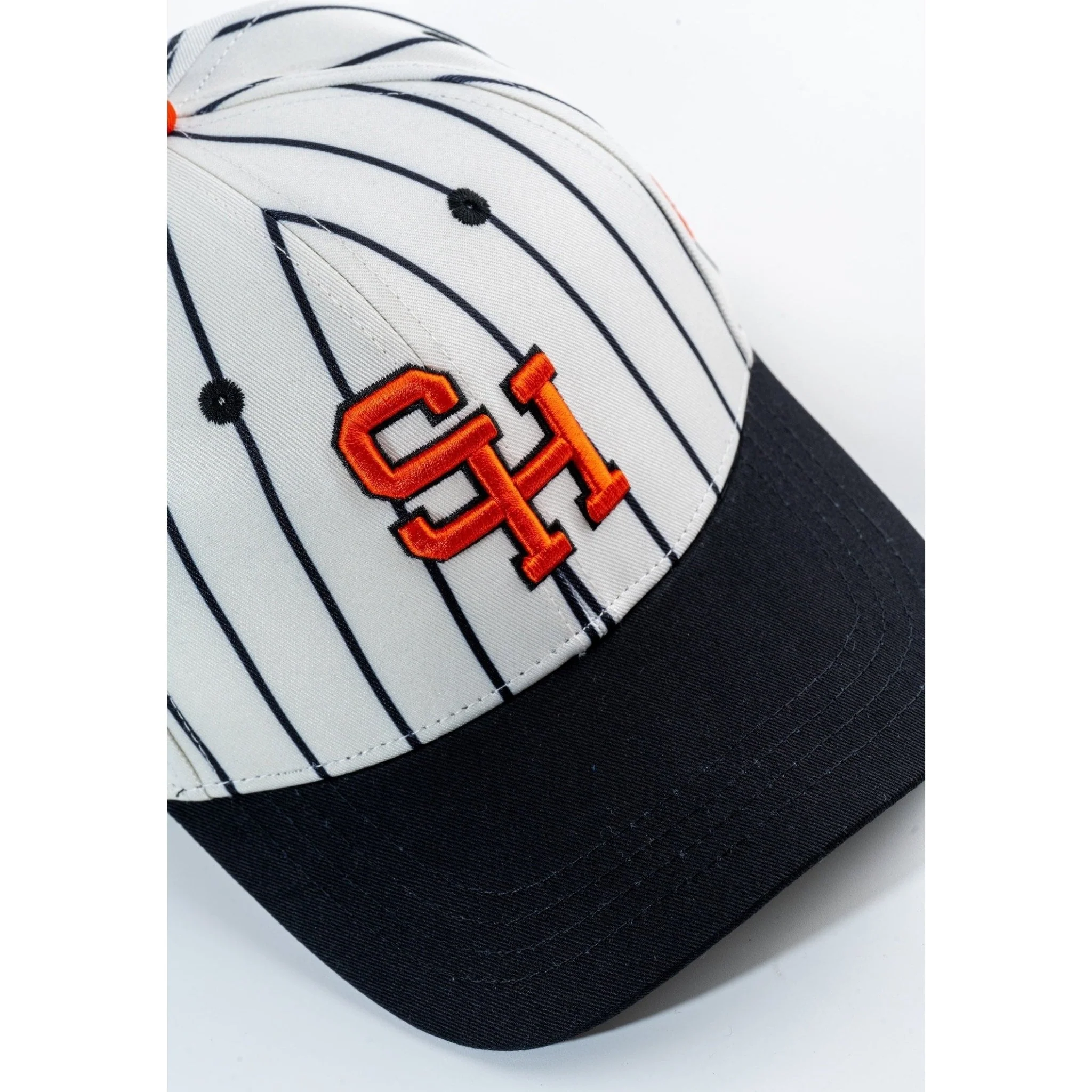 Orange Pinstripe Hat - Image 6