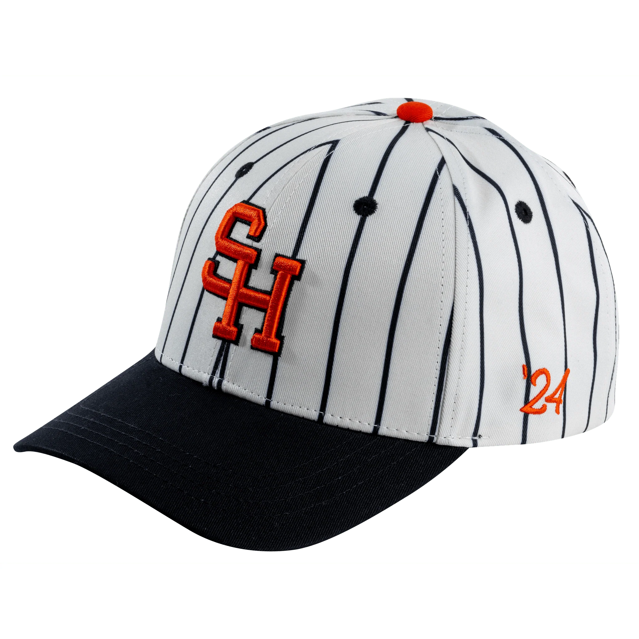 Orange Pinstripe Hat - Image 7